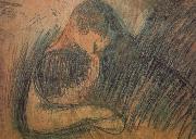 Edvard Munch Vampire painting